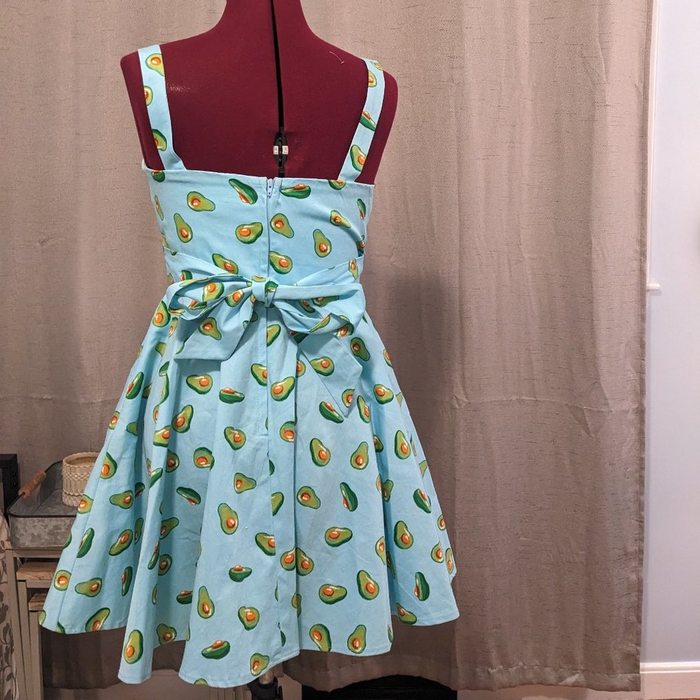 Fun Avocado Dress - Picture 2 of 4